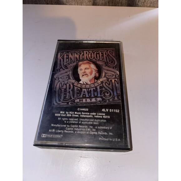 Kenny Rogers Twenty Greatest Hits (Cassette) - Picture 2 of 3